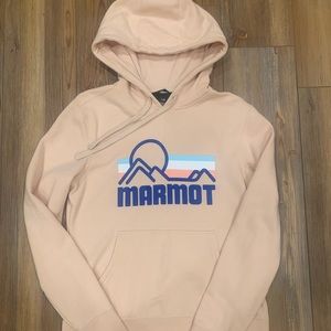 Pretty Pink Marmot Hoodie EUC